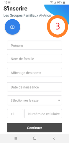 Create Account 3 FR Créer un compte