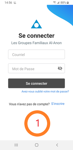 Forgot Password 1 FR Mot de passe oublié